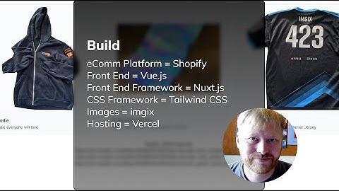 headless shopify demo with Nuxt imgix Vercel