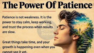 The Power Of Patience | Stay Calm, Keep Going, And Trust The Process | Learn English With Motivation