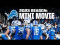 Nfl media presents 2023 detroit lions mini movie 