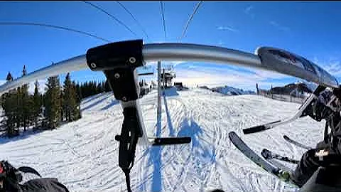 360° Elk Camp Lift Rides at Snowmass  🎉🚡Grand Opening Celebration Filmed with Insta360 X5 camera 🎥