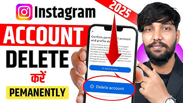 Instagram Account Delete Kaise Kare Permanently 2025 | How To Delete Instagram Account Permanently