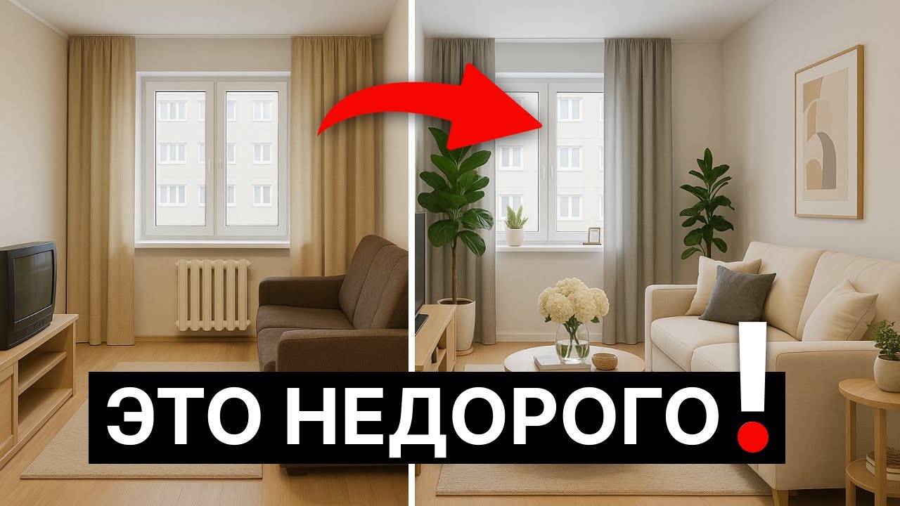 7 способов сделать СТИЛЬНЫЙ ИНТЕРЬЕР без больших вложений!