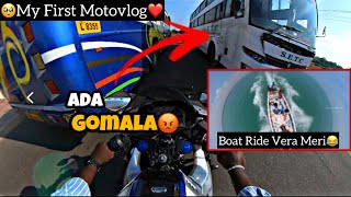 First motovlog | boat ride 😊 | namba family ❤️🫶🏻 |tamil