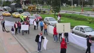 Marcha Pacifica de trabajadores de Avianca 15 de junio