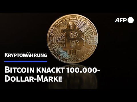 Bitcoin knackt 100.000-Dollar-Marke | AFP