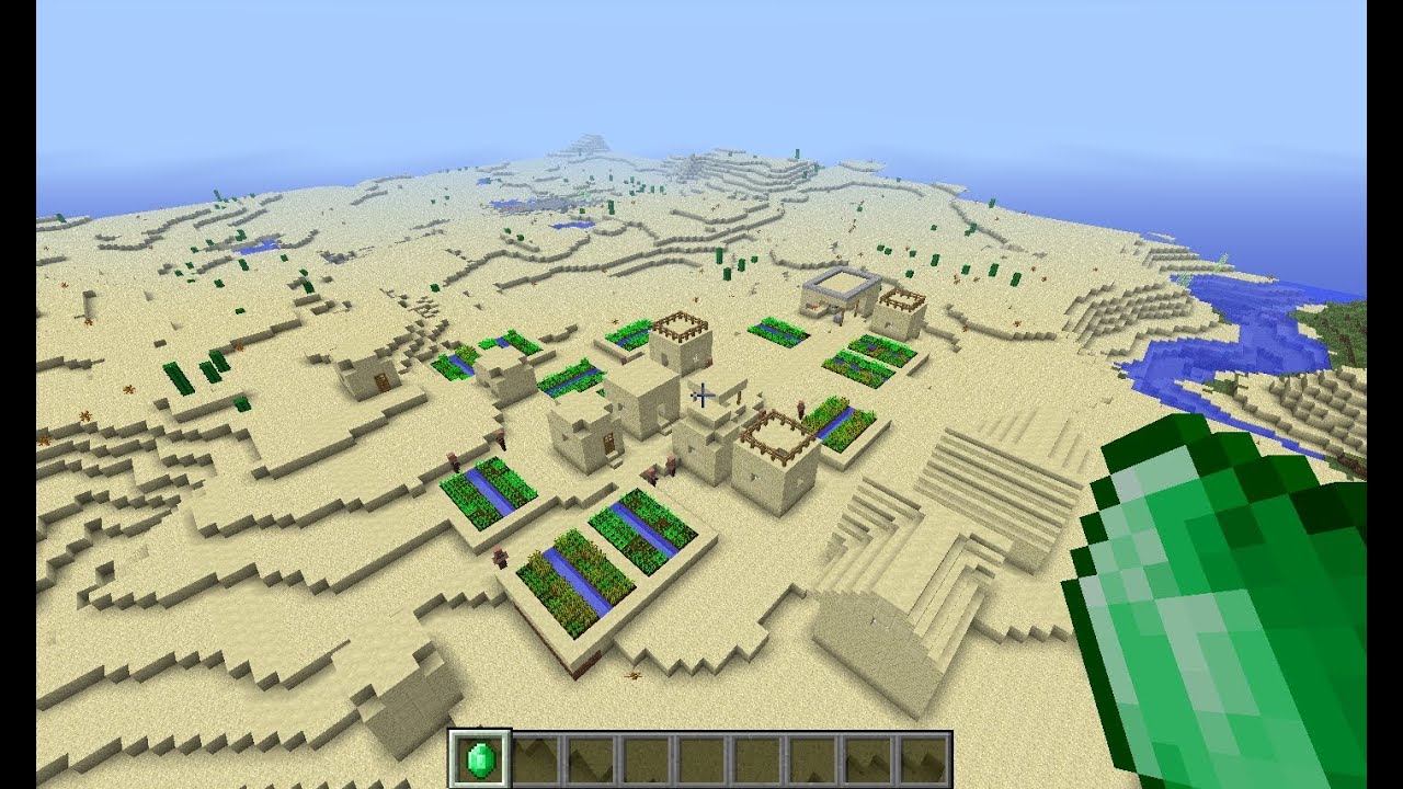 Minecraft 1.5.2 Desert Village Seed - YouTube