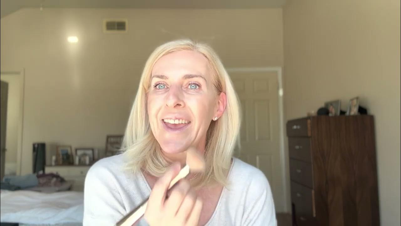 Cream makeup tutorial using four colors. YouTube