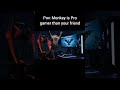 Monkey Is a pro gamer