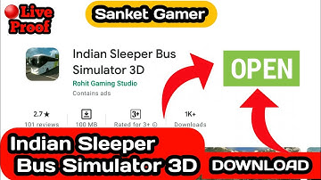 Indian Sleeper Bus Simulator 3d Download on android in Hindi By Sanket Gamer 2021