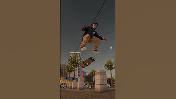 Ollie Onto Pole Double Kickflip out // #session