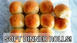 Super Soft Dinner Rolls! (Fluffy Bread Recipe)