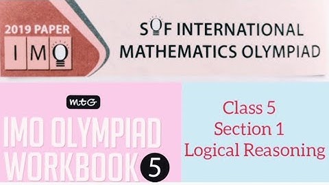SOF International Mathematics Olympiad Paper 2019 for Class 5