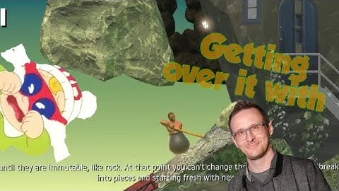 Getting over it with Bennett Foddy in Android .Part -1  By HeadHydra Gamer (no commentary).