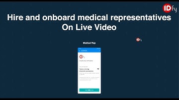 Onboarding medical representatives is easier than ever with IDfy