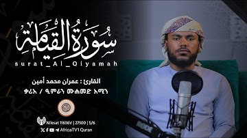 القارئ عمران محمد أمين | ما تيسر من سورة القيامة | ቃሪእ | ዒምራን ሙሐመድ አሚን | ሱረቱ አል-ቂያማህ