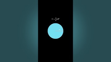 Calculate the volume of a 3D Sphere! #math #animation #integration #sphere #volume