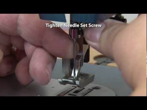 How to Insert a Sewing Machine Needle