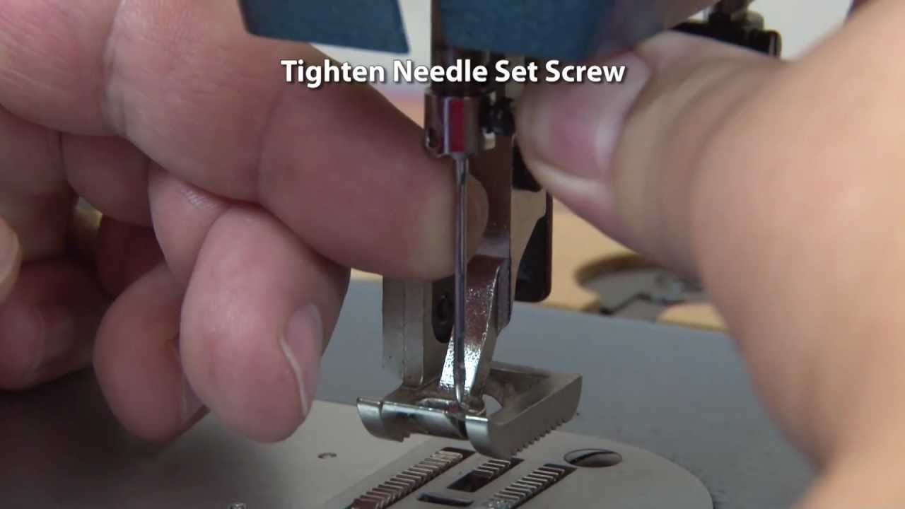 How to Insert a Sewing Machine Needle