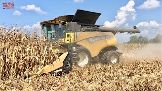 CORN HARVEST | New Holland CR 8.90 Combine