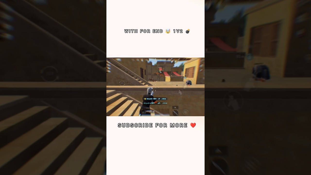 WITH FOR END 🤯 1V2 