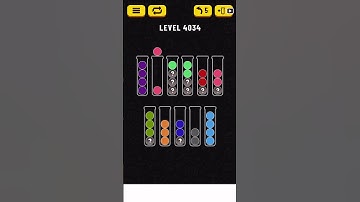 Ball sort puzzle. Level 4034 #puzzle #puzzlegame #mobilegame