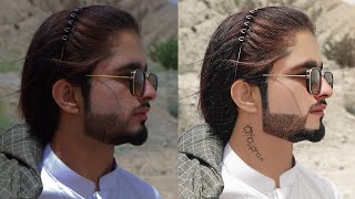 High-End GOLDEN Skin Retouching End background colour grading  in Adobe Photoshop screenshot 4