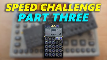 PO-20 Workflow: Speed Challenge Part Three (A Surprise!)