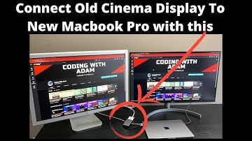 Connect Apple Cinema Display to new MacBook with usb-c (2022)