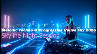 Melodic Techno & Progressive House Mix 2026 | Skyline Night Session 🌃