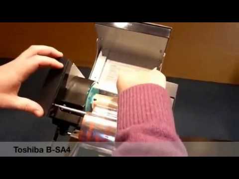 Toshiba B-SA4 Ribbon Yerleştirme