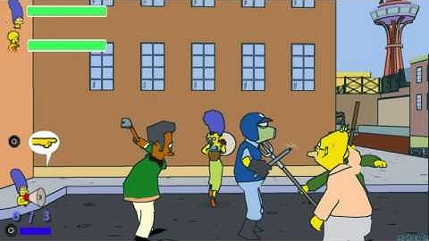 Simpsons The Game PSP Walktrough Level 5 Mob Rules