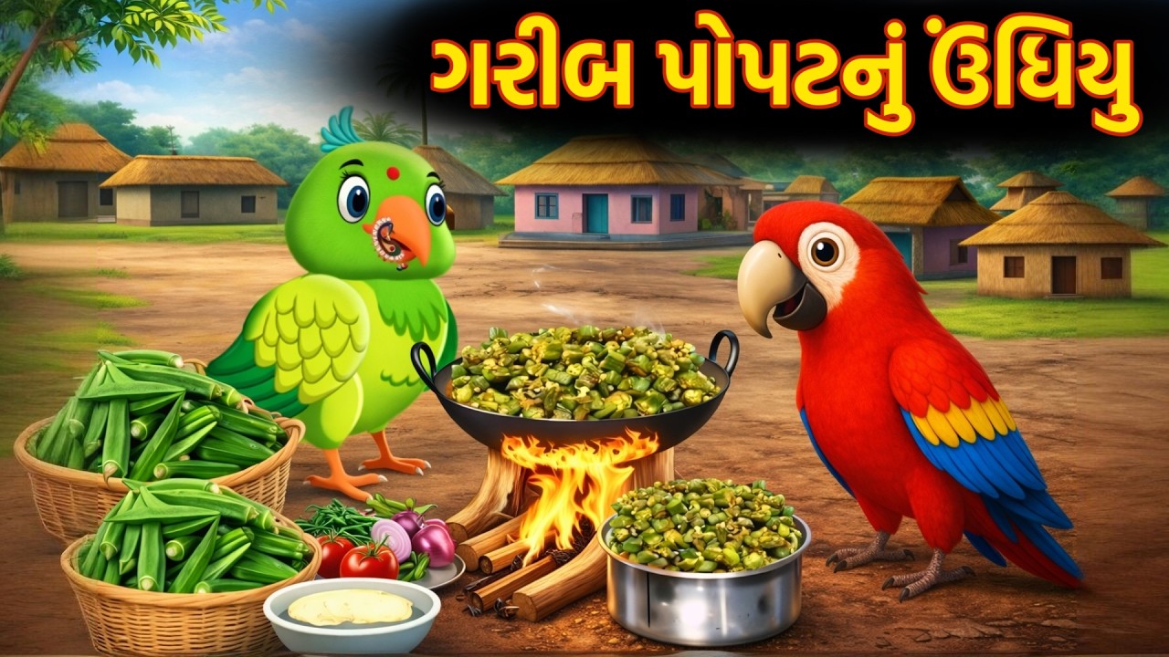 ગરીબ પોપટનું ઊંધિયું | Garib popat nu undhiyo | Gujarati varta | moral story | varta