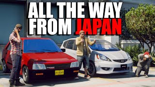 HONDA FIT ALL THE WAY FROM JAPAN !! | GTA 5 PAKISTAN