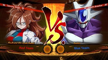 Android 21 (Lab Coat) VS Cooler | Dragon Ball FighterZ | XBOX Series X Gameplay