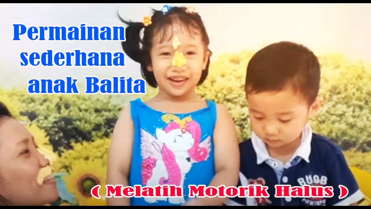 Permainan sederhana anak  balita  YouTube