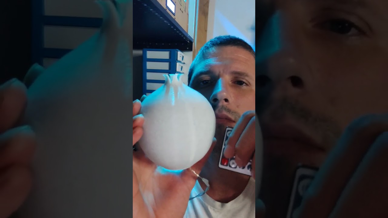 Surprise lamp - pomegranate lamp variation