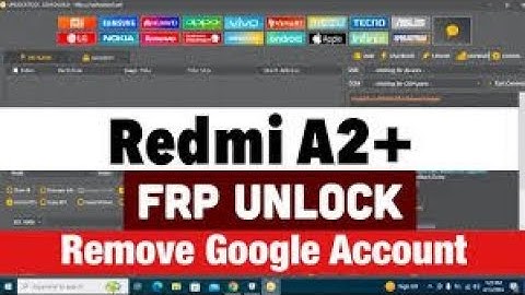 Redmi A2 /A2+ 23028RNCAG frp bypass one click by UnlockTool