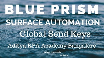 BluePrism Surface Automation BPSA 2004 - Aditya RPA Academy BTM Layout