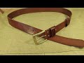 Ремень Варяг ADRON Crafts || Hand-made Leather Belt