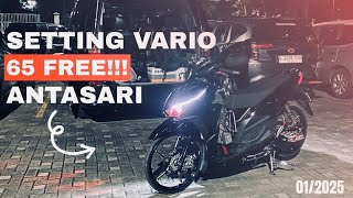 SETTING VARIO 65 FREE!! 1 KM?? | vlog rbl 01/2025 #vario150