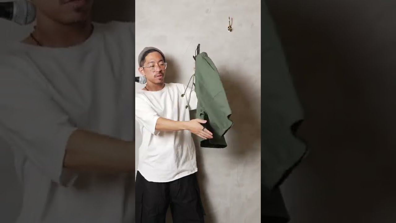 Shorts I made shorts out of a US military bag! - YouTube