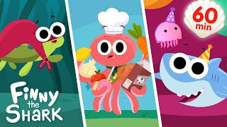 Happy Birthday Finny The Shark | + More Fun Cartoons For Kids! by Finny The Shark 1,339,697 views 1 year ago 1 hour, 9 minutes