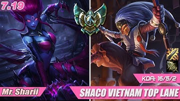 [Replay] Shaco vs Maokai Top Lane - Patch 7.19 Ranked | Mr. Sharii