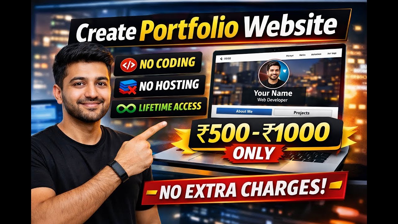 Personal Portfolio website for everyone | What is portfolio website