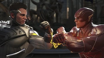 Injustice 2 : Superman Vs Flash - All Intro/Outros, Clash Dialogues, Super Moves