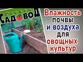 ВЛАЖНОСТЬ ПОЧВЫ И ВОЗДУХА для ОВОЩНЫХ КУЛЬТУР