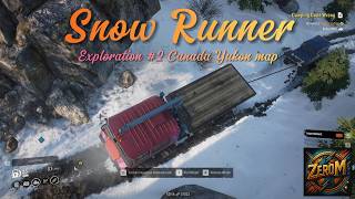 SnowRunner Gameplay in 4K - Exploration #2 Canada Yukon Map (No Commentary)