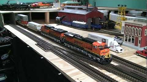 MTH O scale layout walk around and update