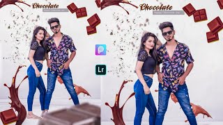 Chocolate 🍫 Day Photo Editing |Picsart Chocolate Day Photo Editing | Valentine Editing | Editz Club screenshot 4