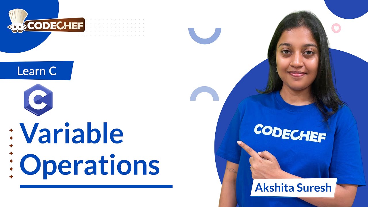 Variable Operations in C | Learn C | CodeChef Learn Series - YouTube